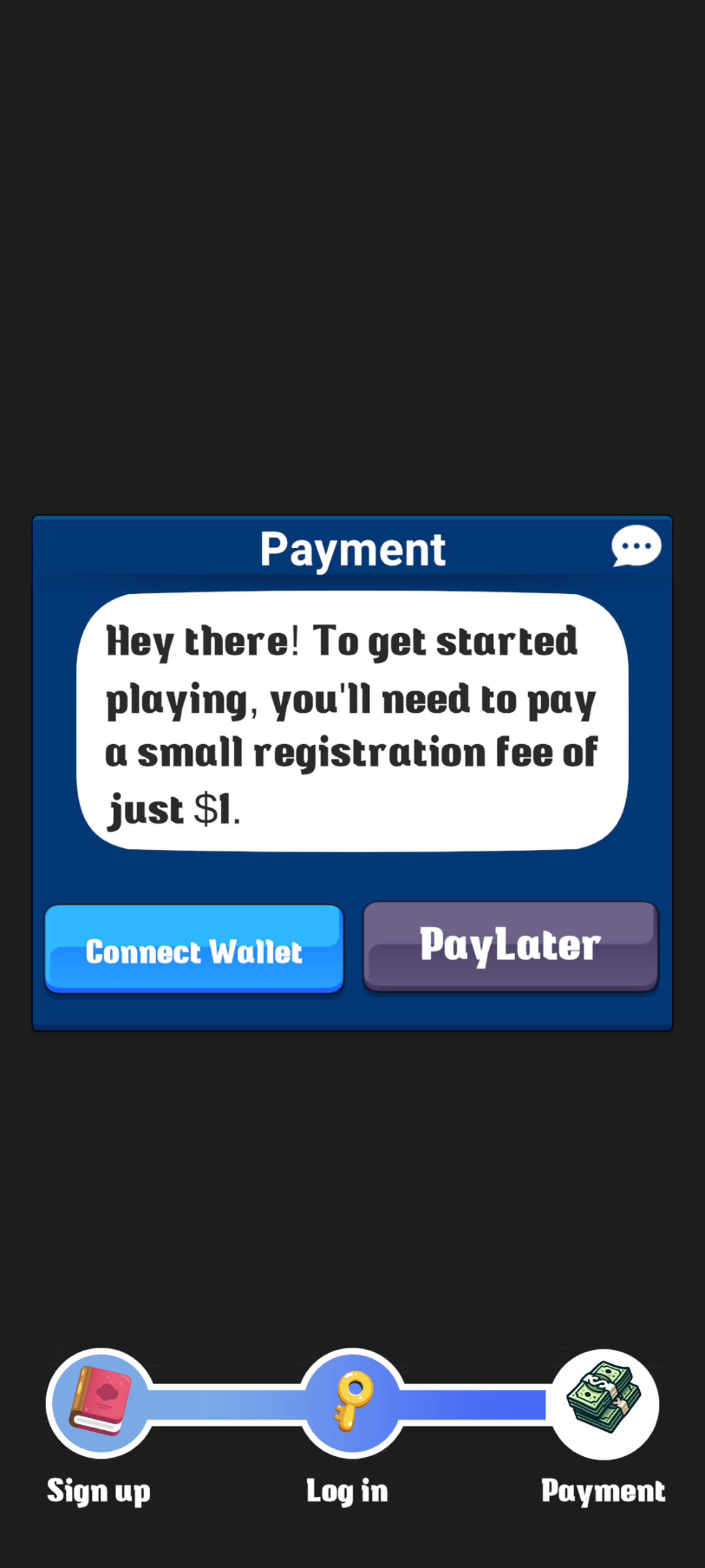 Create account on Extractors tap to earn crypto game